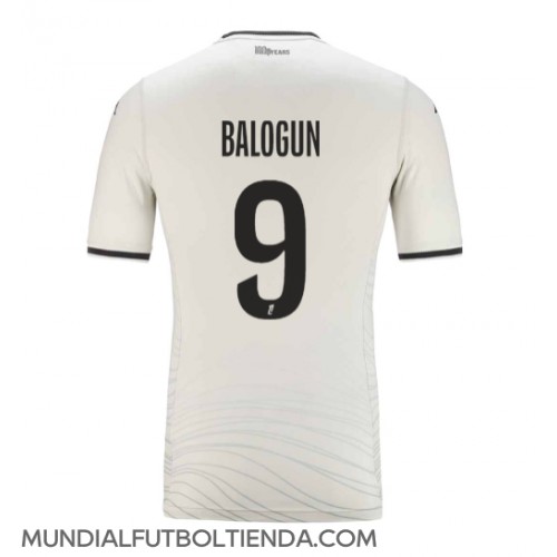 Camiseta AS Monaco Folarin Balogun #9 Tercera Equipación Replica 2024-25 mangas cortas